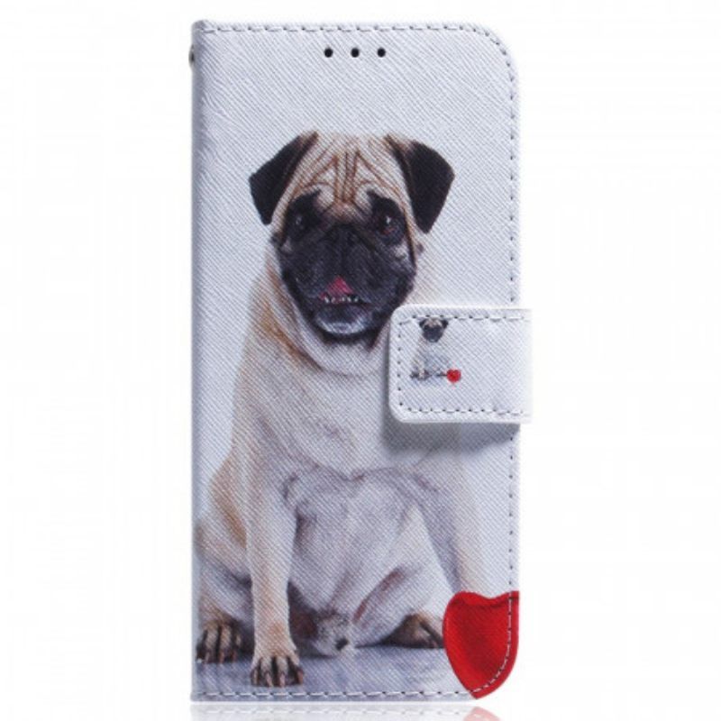 δερματινη θηκη Samsung Galaxy M53 5G Pug Dog